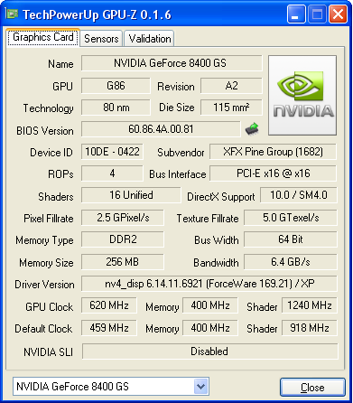 Xfx 8400gs 2024